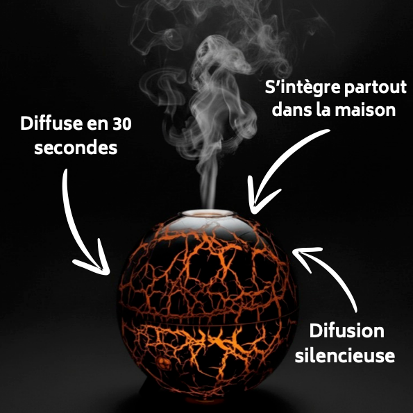 Sphère Volcanique - Diffuseur d'huile essentielle