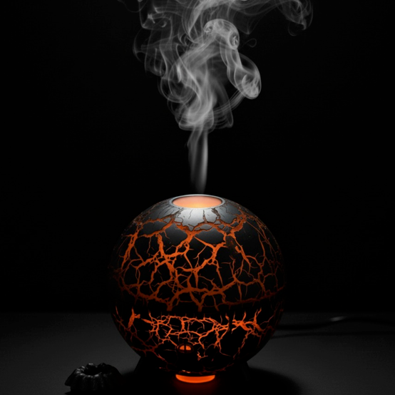 Diffuseur d'Huiles essentielles Volcan - Silencieux & ambiance zen
