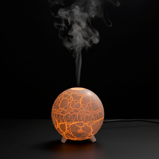 Diffuseur d'Huiles essentielles Volcan - Silencieux & ambiance zen